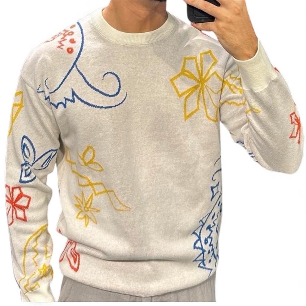 ZARA ABSTRACT JACQUARD
SWEATER